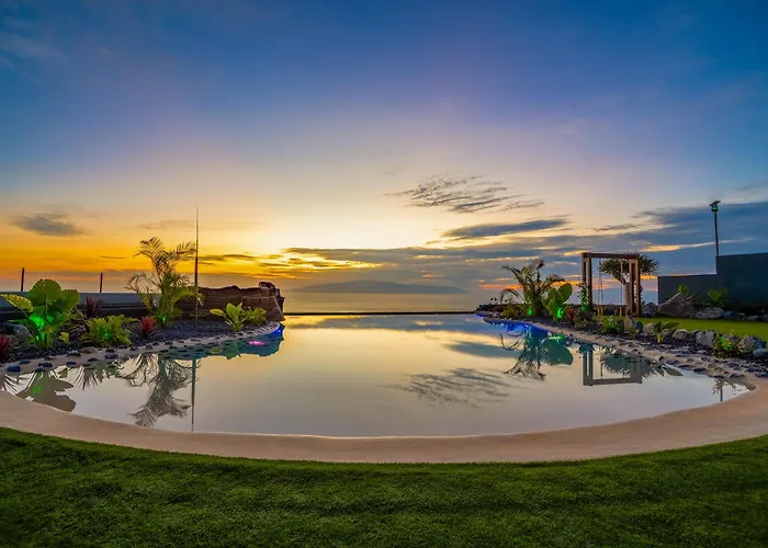 Experiencia Burbuja Con Jacuzzi Privado, Piscina Y Vistas Al Mar Luxuszelt Guía de Isora