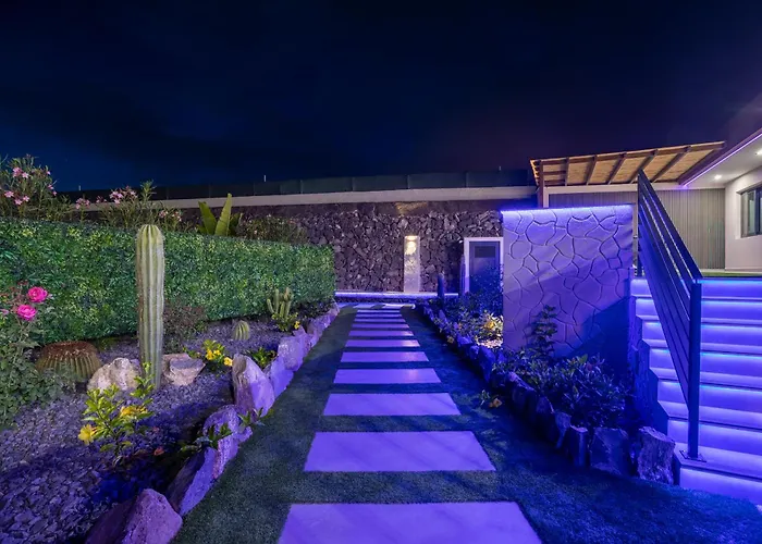 Luxusní stan Experiencia Burbuja Con Jacuzzi Privado, Piscina Y Vistas Al Mar Guía de Isora