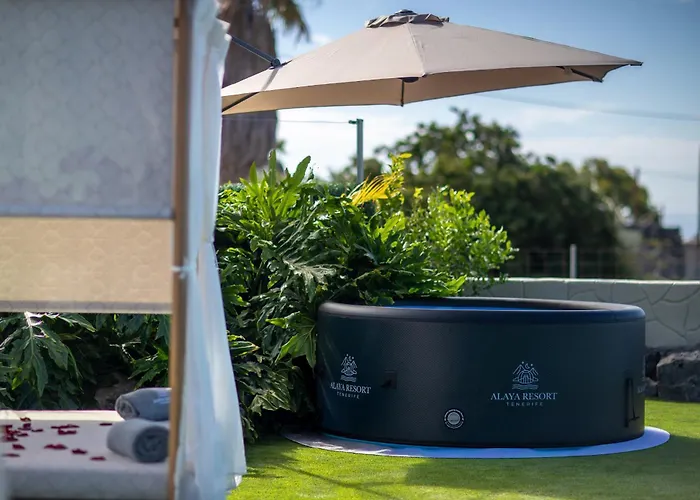 豪华帐篷 Experiencia Burbuja Con Jacuzzi Privado, Piscina Y Vistas Al Mar