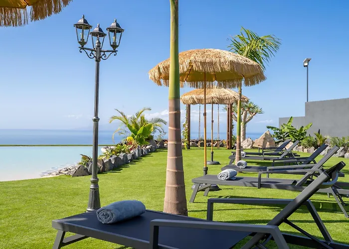 豪华帐篷 Experiencia Burbuja Con Jacuzzi Privado, Piscina Y Vistas Al Mar 吉亚德索拉