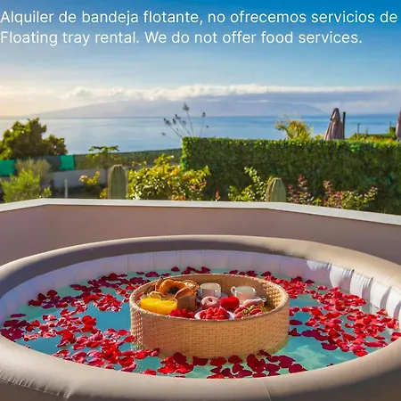 Luxusní stan Experiencia Burbuja Con Jacuzzi Privado, Piscina Y Vistas Al Mar Guía de Isora